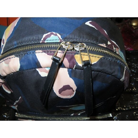 Kate Spade New York Chelsea Dawn Paper Rose Floral backpack w/ adjustable straps - Picture 3 of 10